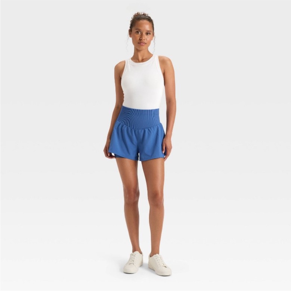 🌟2x Host Pick🌟Women’s Blue High Rise Athletic Shorts